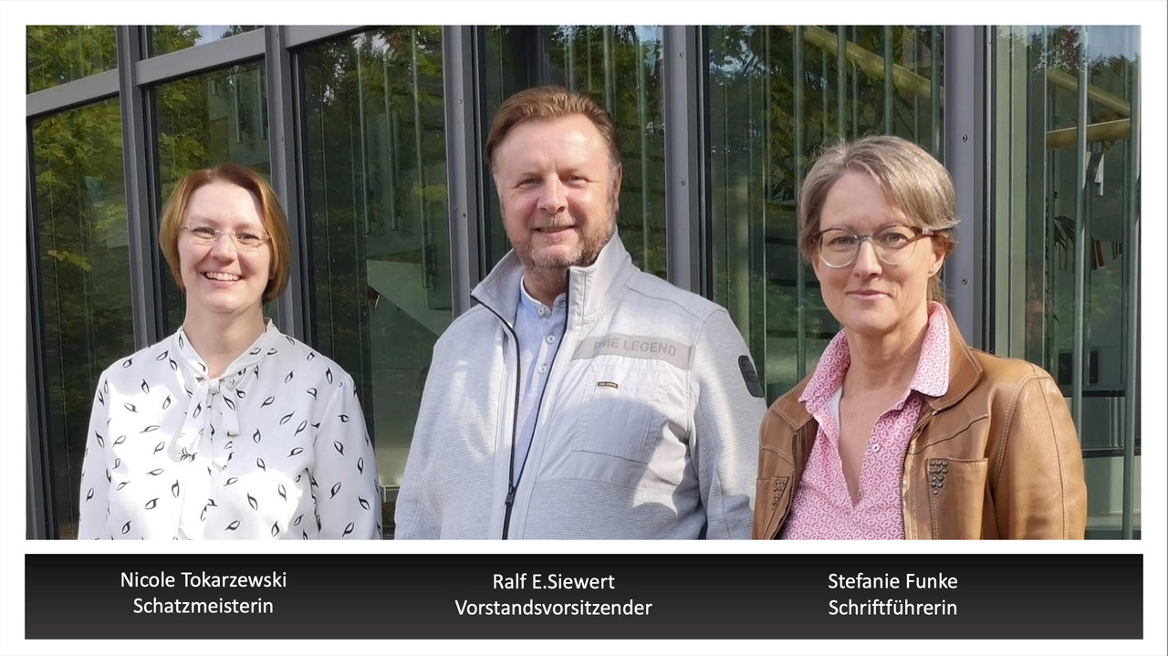 Der Vorstand vom Förderverein (v.l.n.r.: Nicole Tokarzewski, Stefanie Funke, Ralf Siewert)